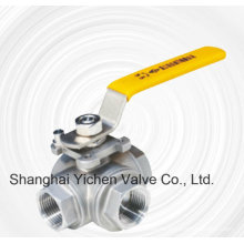 Tee Threaded Ball Valve Q14 (5) F